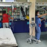 Interior de los servicios de Urgencias del hospital de Linares 