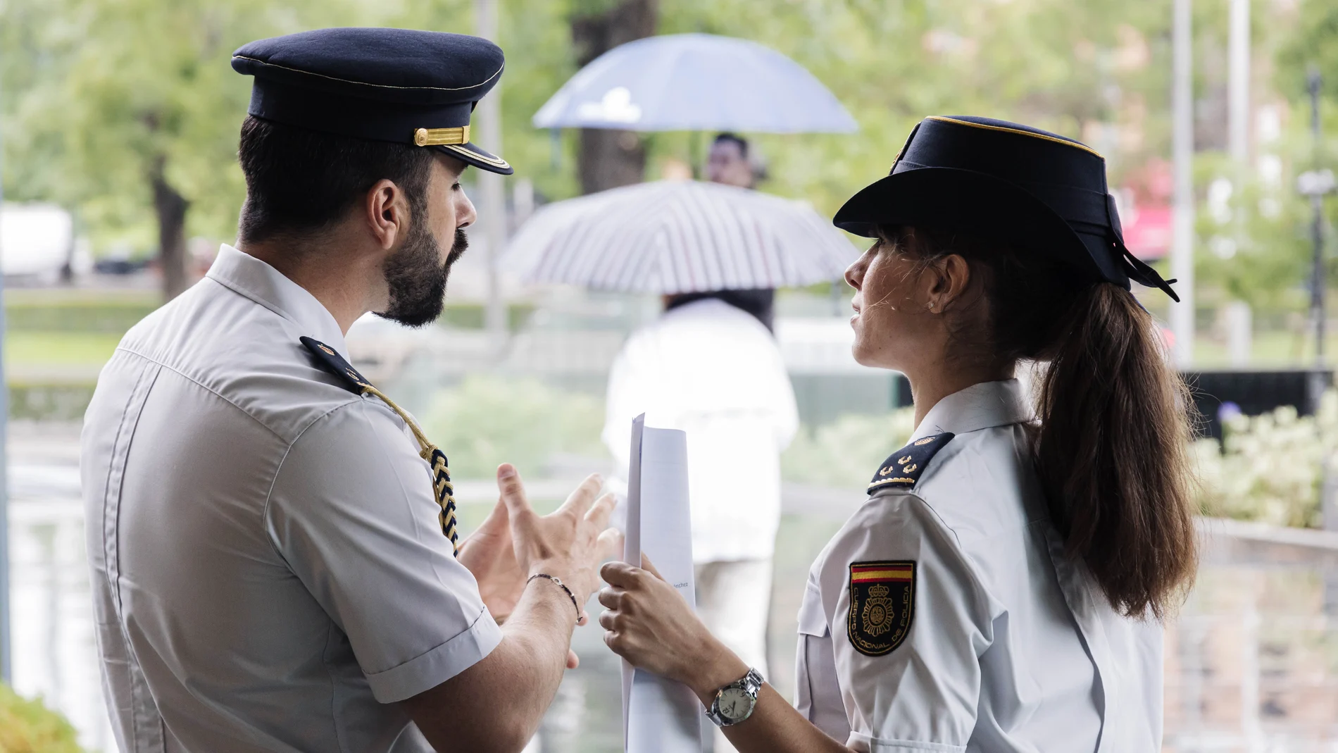 Dos agentes de la Policía Nacional en una imagen de archivo