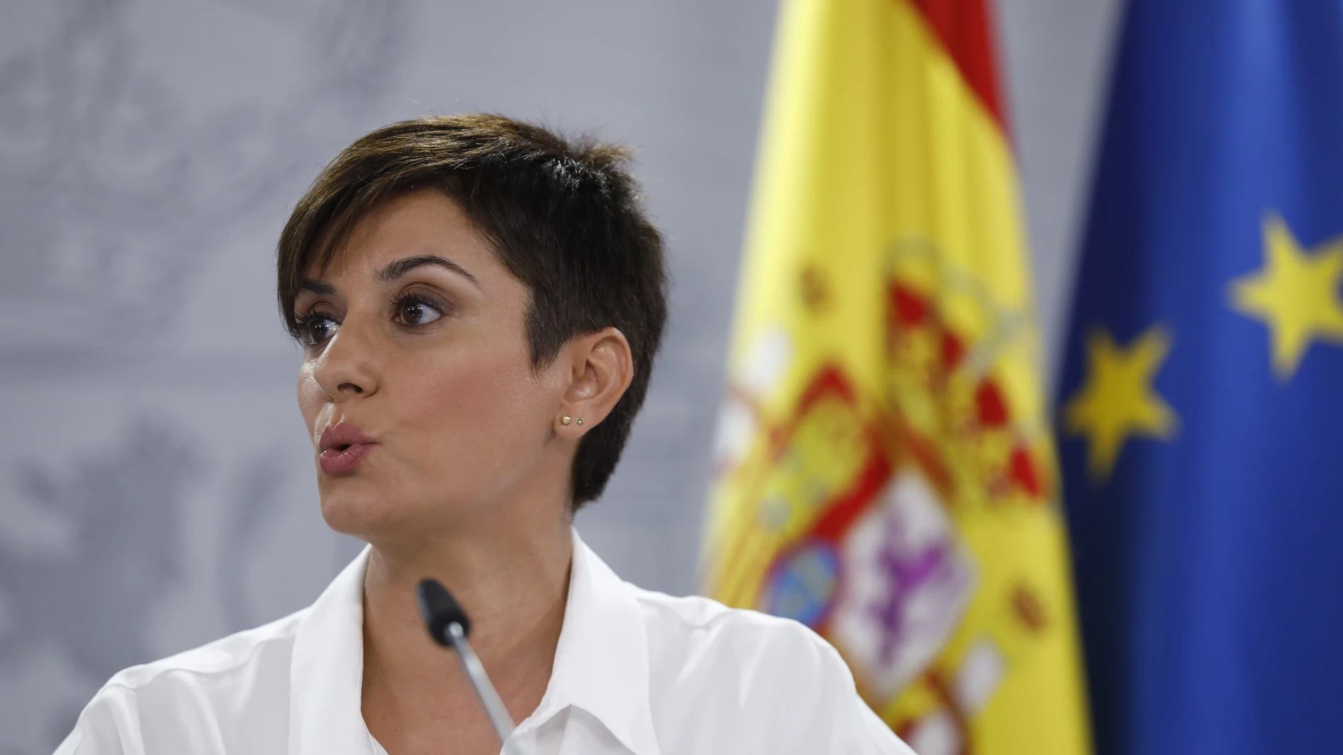 Rueda de prensa tras la reunión del Consejo de Ministros, con Isabel Rodríguez y Grande Marlaska.