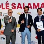 García-Gallardo junto con Veganzones en la apertura de Startup Olé en Salamanca