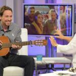 Pablo Iglesias y María Teresa Campos en el programa de Telecinco “Qué tiempo tan feliz” 