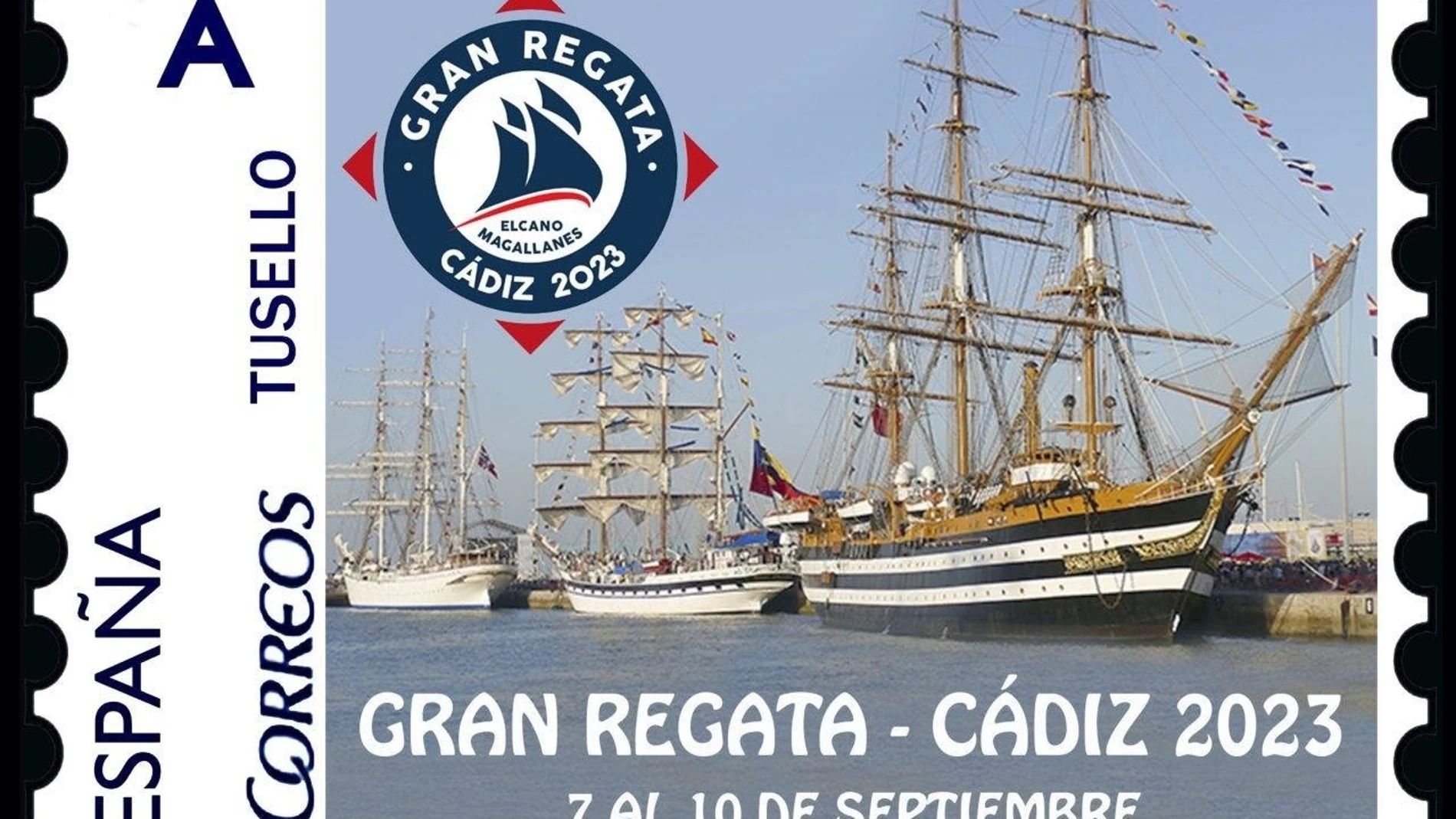 Correos ha hecho incluso un sello conmemorativo por la Regata de Grandes Veleros