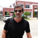 Spanish actor Rodolfo Sancho, father of Spanish chef Daniel Sancho Bronchalo, leaves after visiting his detained son at a prison in Koh Samui island, southern Thailand, 06 September 2023. 