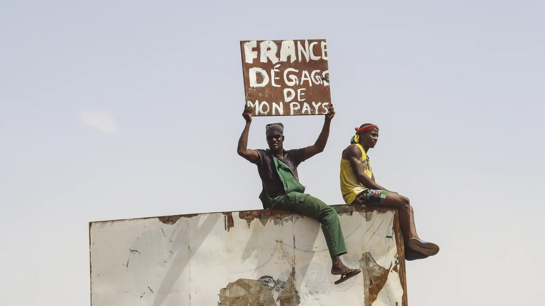 Concentración en Niamey para pedir el retiro de las tropas francesas de Níger y rechazar la "injerencia" del país galo en la política interna nigerina.