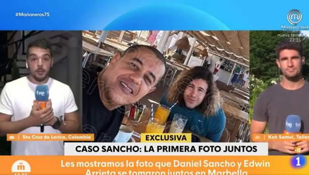 Edwin Arrieta y Daniel Sancho