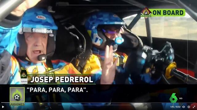 Así ha hecho temblar de miedo Fernando Alonso a Pedrerol a 280km/h