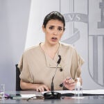 Irene Montero pide "transformaciones profundas" para la desjudicialización en Cataluña