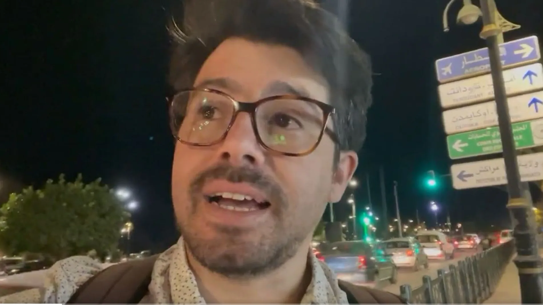 El sismólogo Cristian Farías, en Marrakech