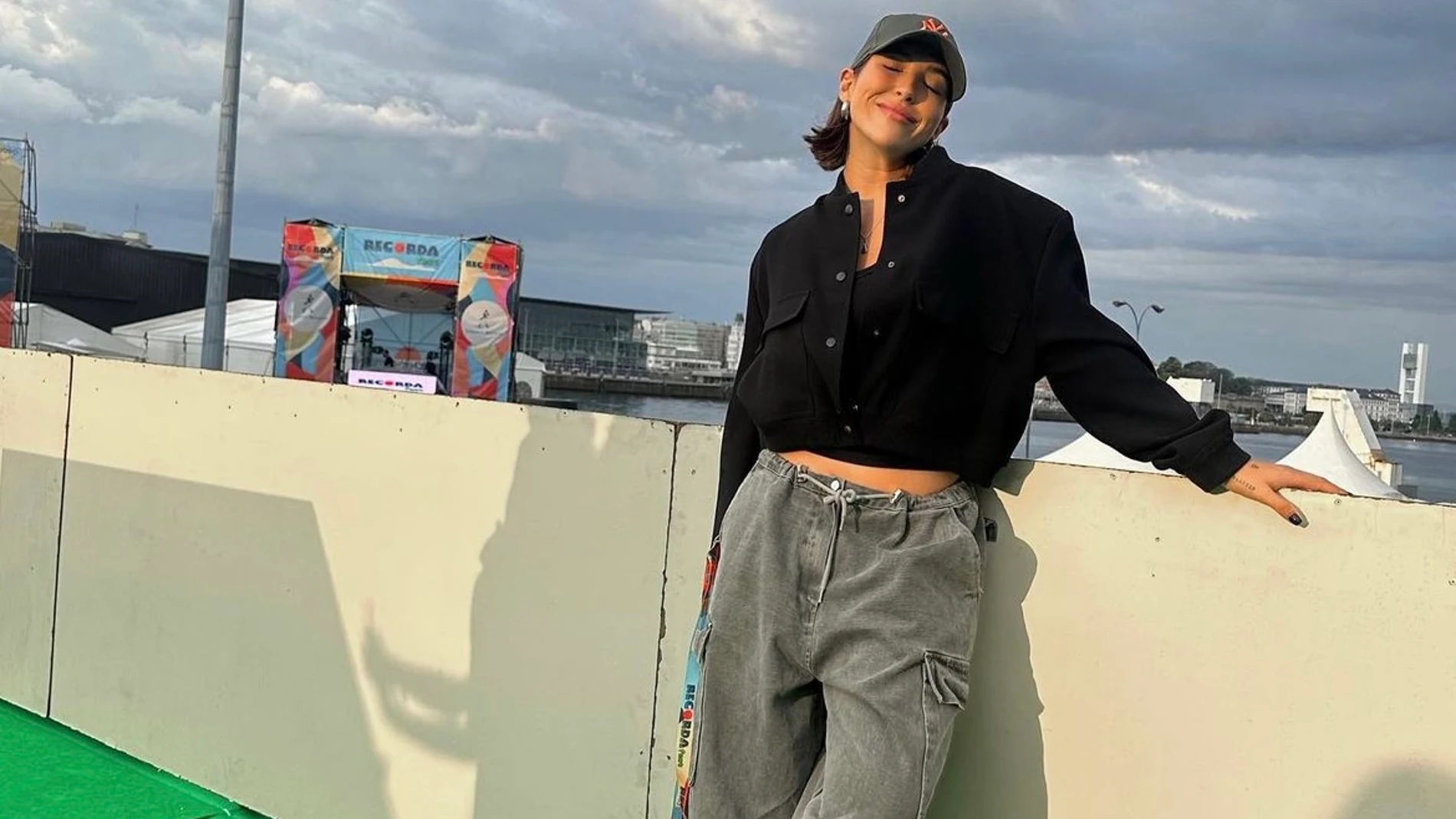 Alba Díaz con look casual