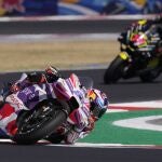 Jorge Martín, en la carrera larga de Misano
