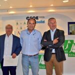 El presidente de Asaja Castilla y León, Donaciano Dujo, durante la Asamblea General de Asaja Valladolid