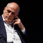 VÍDEO: Fútbol.- Javier Tebas: "A lo mejor había cosas más graves con las que Rubiales tenía que haber caído"