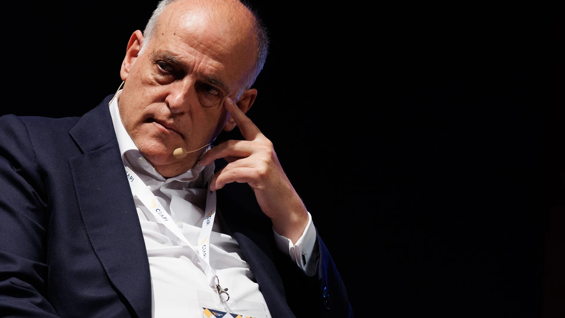 VÍDEO: Fútbol.- Javier Tebas: "A lo mejor había cosas más graves con las que Rubiales tenía que haber caído"