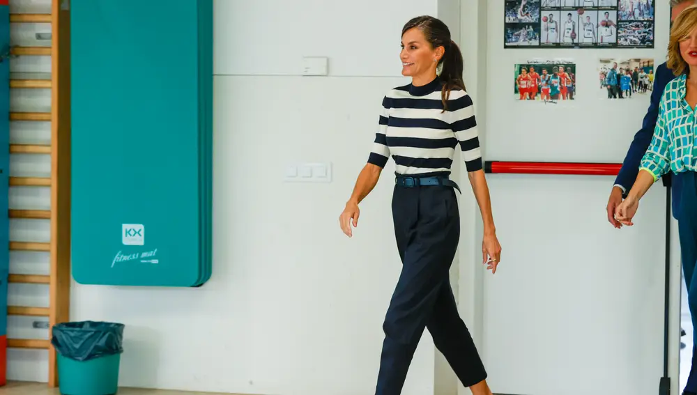 La reina Letizia inaugura el curso escolar.