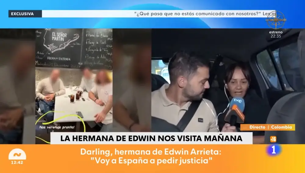 Darlin, hermana de Edwin Arrieta