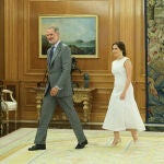 El Rey Felipe VI recibe en audiencia a Isabel Díaz Ayuso