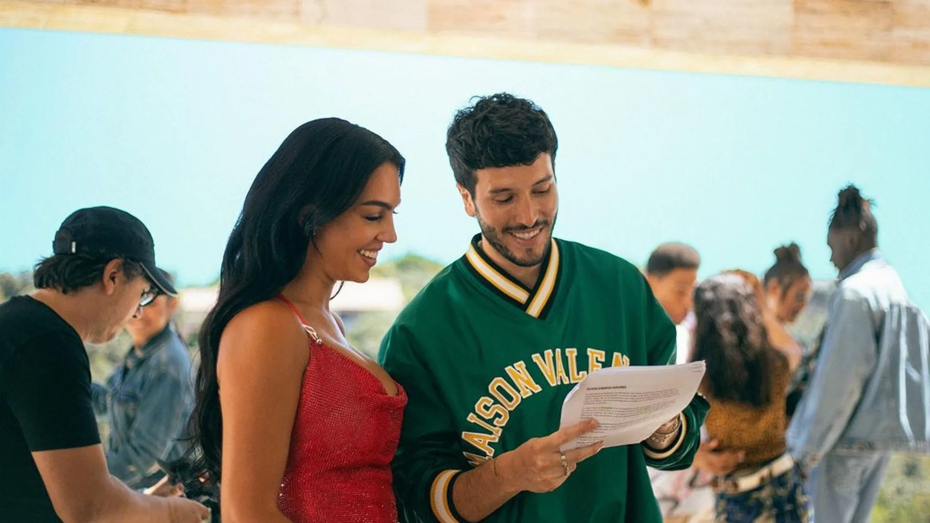 Georgina Rodríguez y Sebastián Yatra.