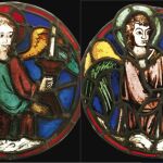 Las vidrieras robadas de Notre Dame representan a dos ángeles