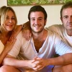 Alessandro Lequio yAna Obregón con su hijo Aless Lequio