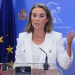 Rueda de prensa portavoz del PP, Cuca Gamarra