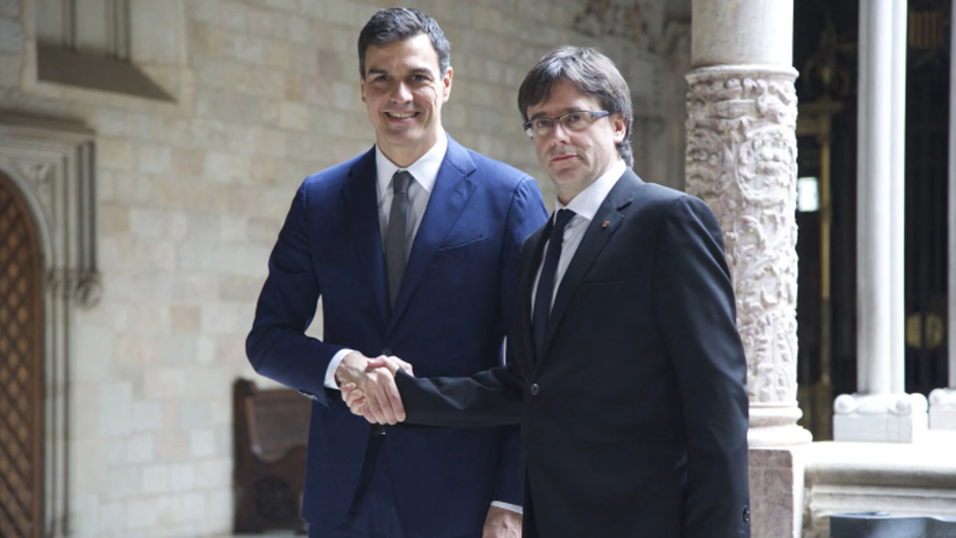 Carles Puigdemont y Pedro Sánchez