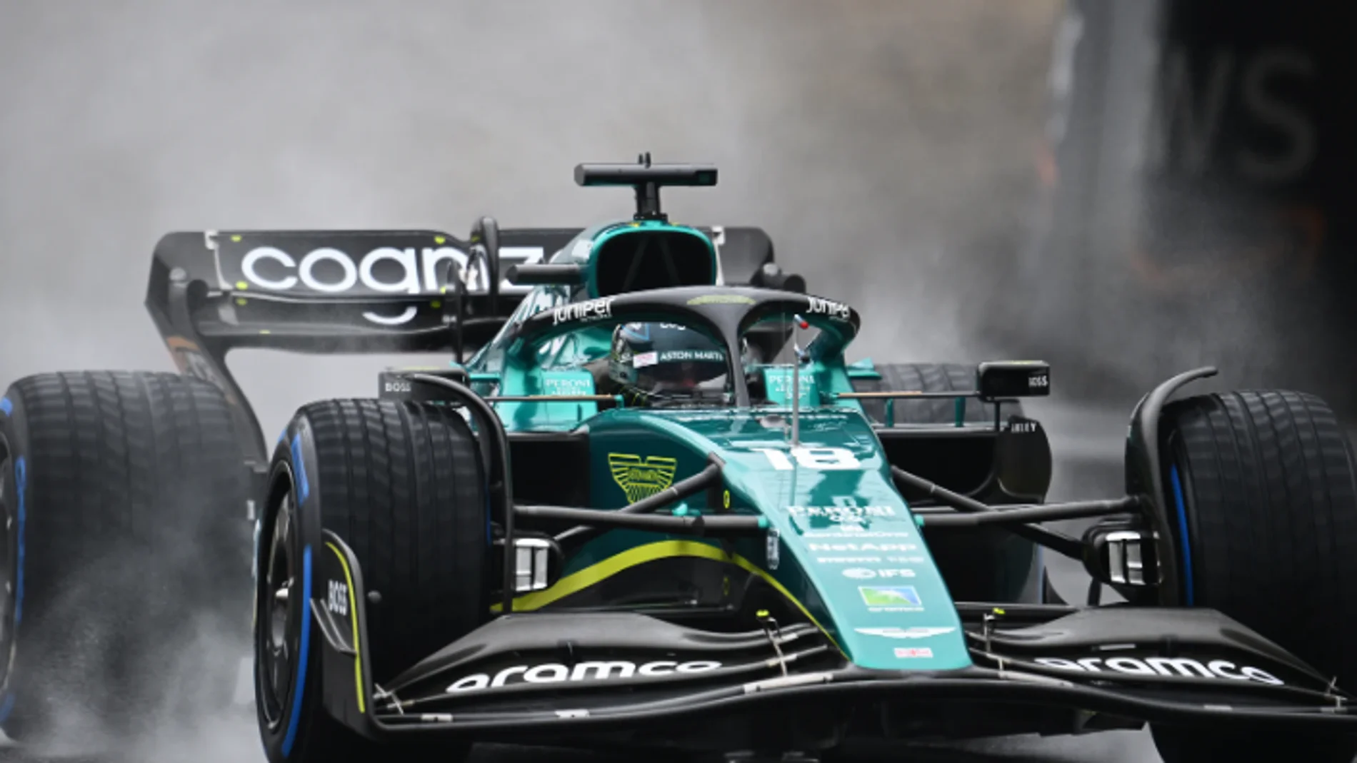 El AMR23 de Fernando Alonso