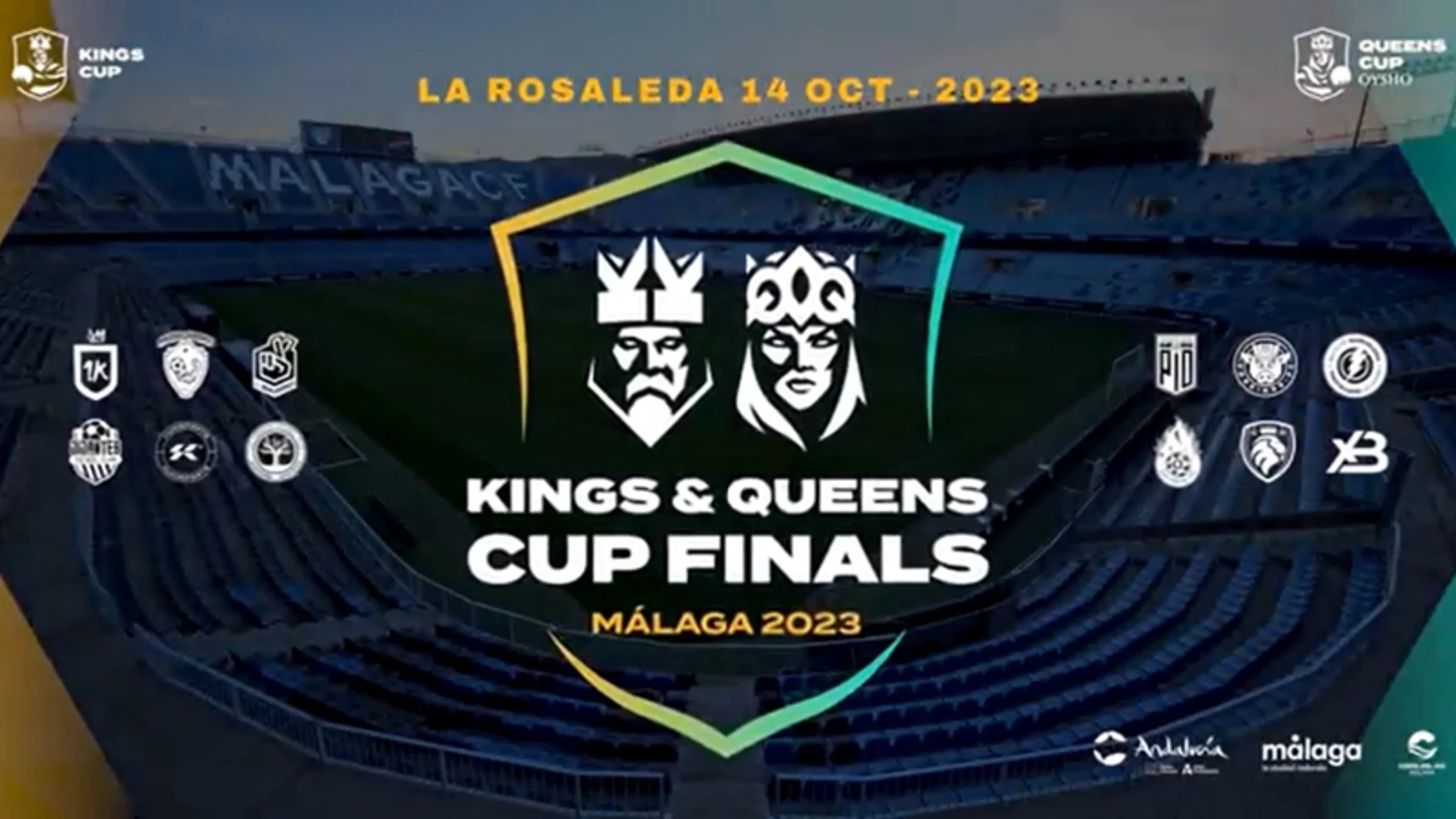 La Rosaleda acogerá el evento copero de la liga de Kosmos