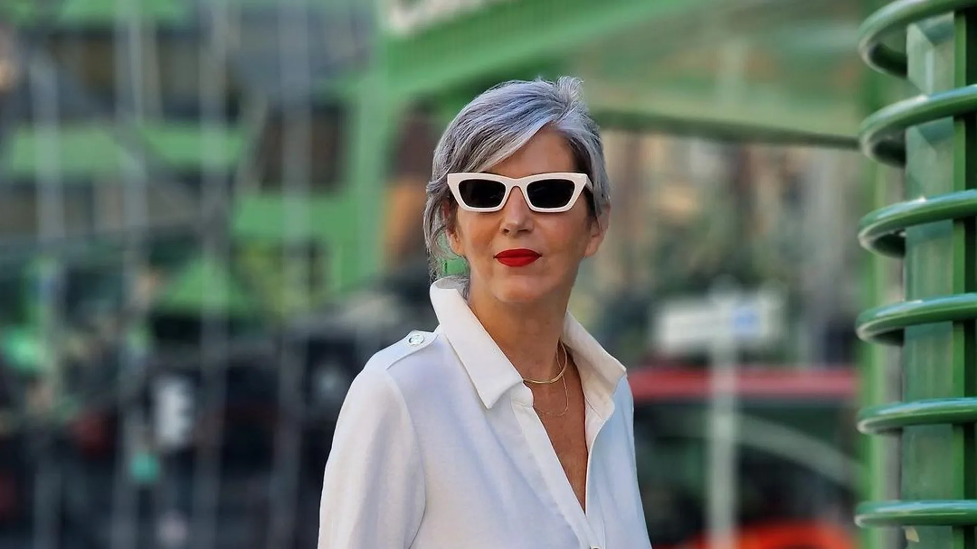 Carmen Gimeno con look de Zara.