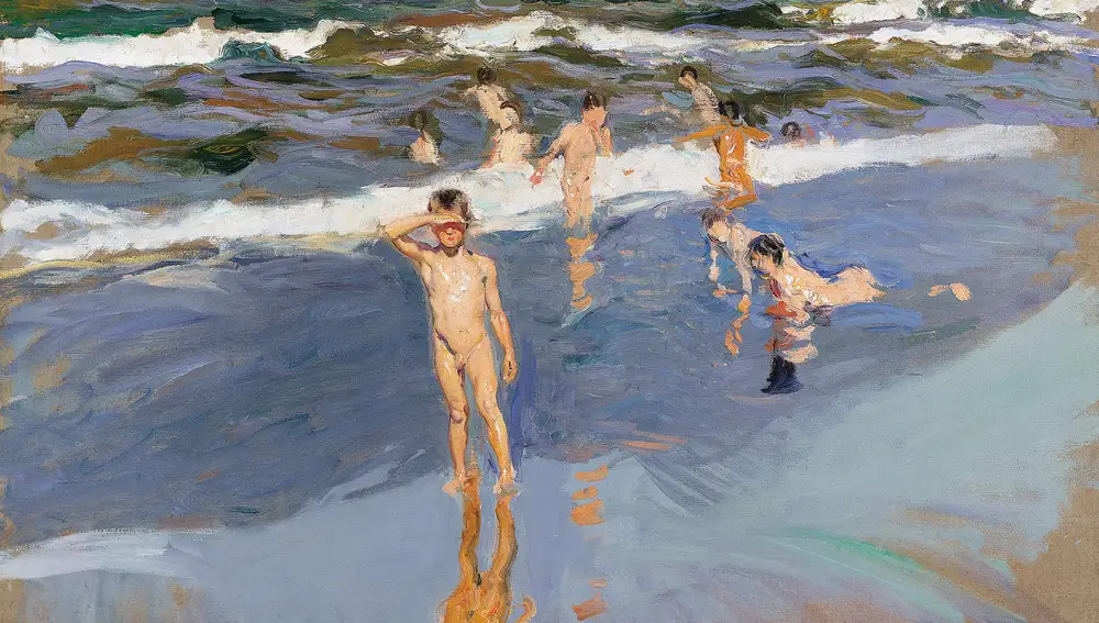 "Niños en el mar. Playa de Valencia" (1908)