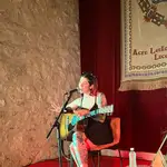 Bely Basarte durante su concierto el viernes por la noche en el Castillo de Santa Bárbara.