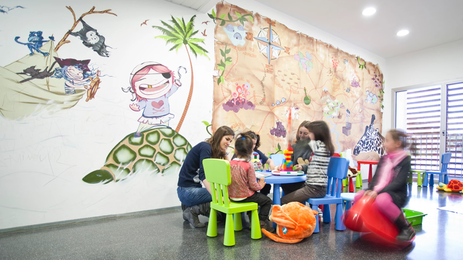 Imagen del área de Pediatría del Hospital de Dénia