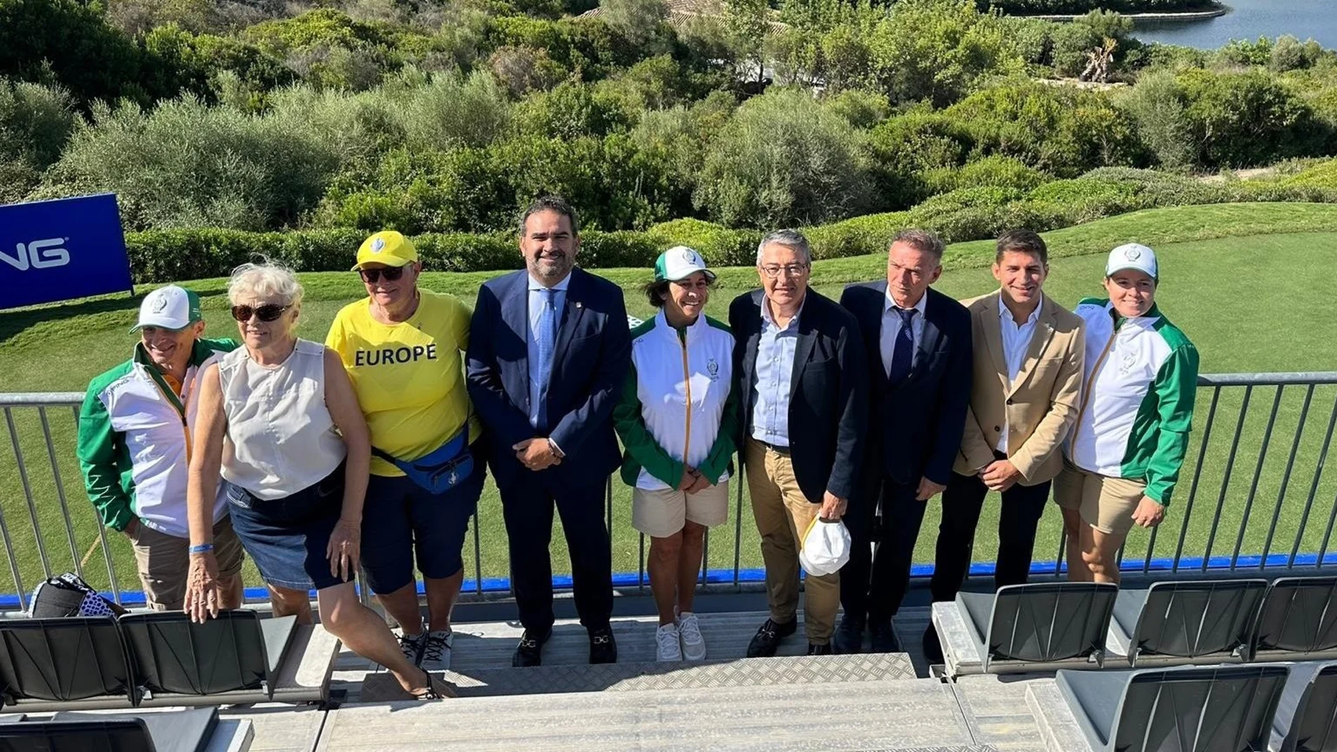 Presentación de la Copa Solheim en la Finca Cortesín, en el municipio malagueño de Casares