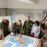 Briefing en Bruselas al comienzo de la primera fase del ejercicio MILEX 23