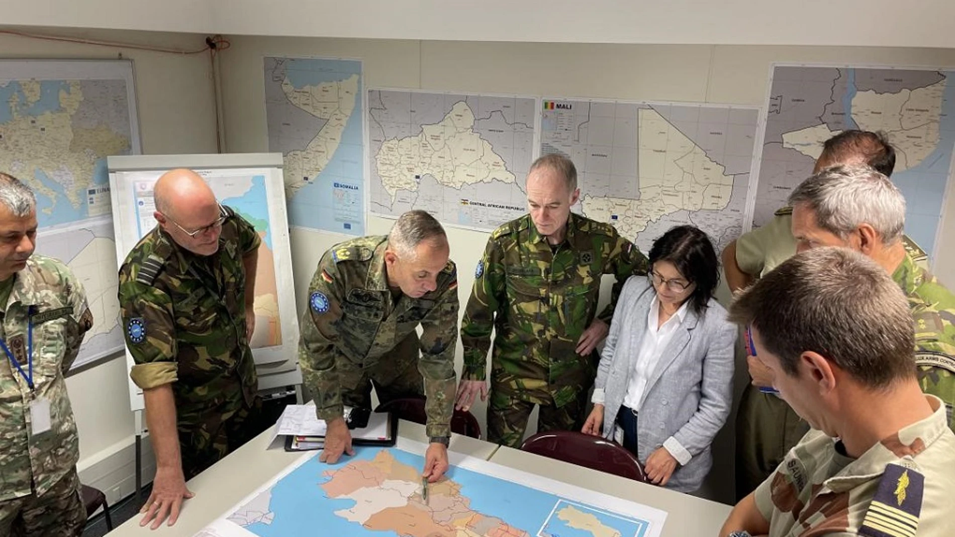Briefing en Bruselas al comienzo de la primera fase del ejercicio MILEX 23