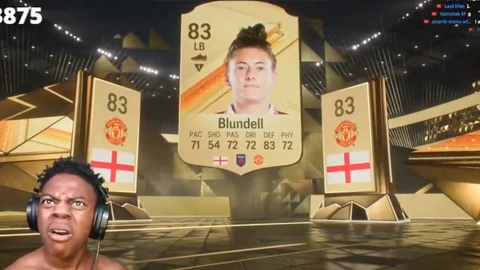 Speddy, un famoso streamer estadounidense jugando al nuevo FIFA