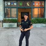 La capitán María Lourdes Ramírez Muñoz