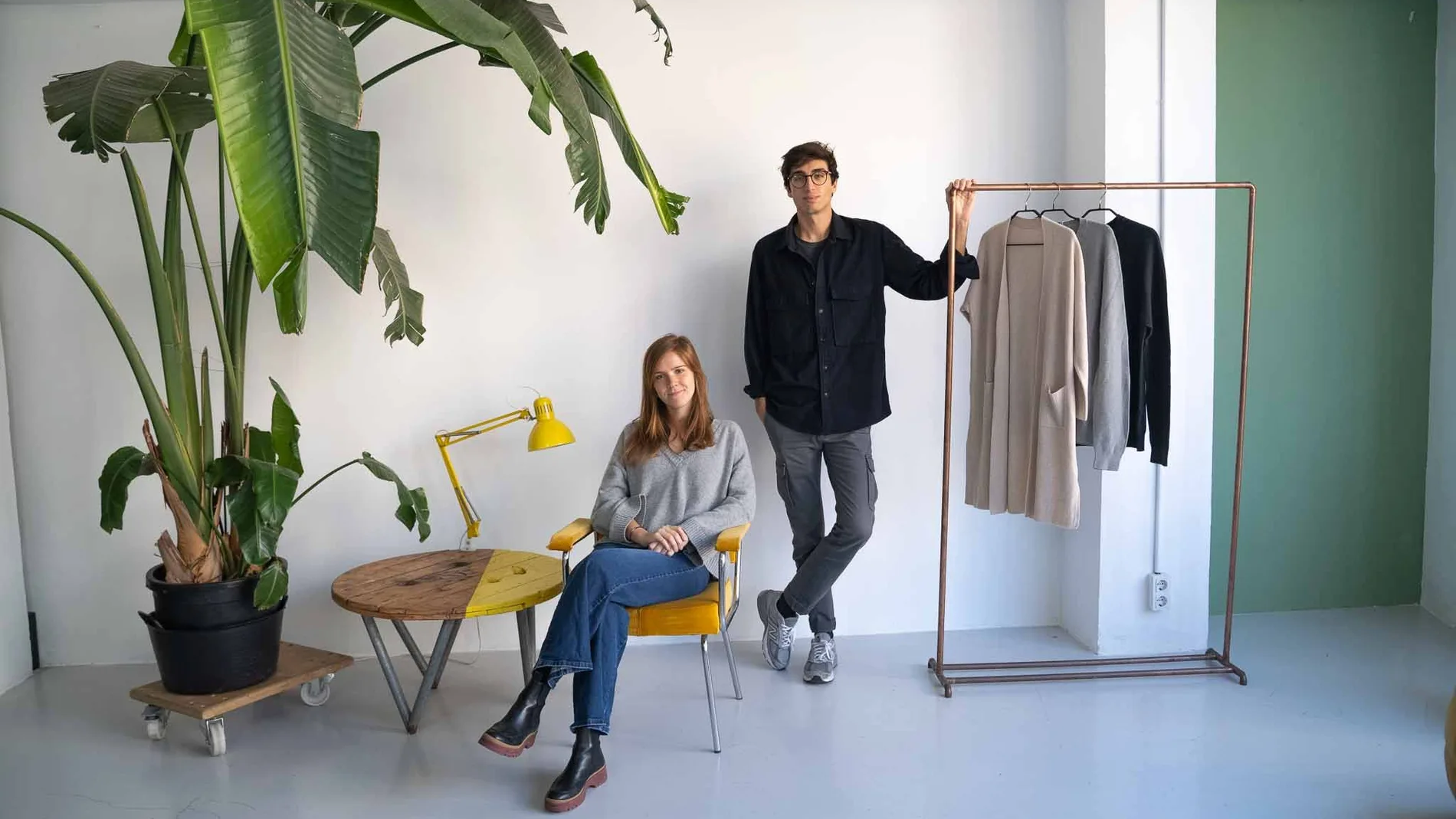 Hugo Cuesta y Alba Rocafort, cofundadores de la startup fabbric