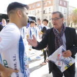 Presentación del primer equipo y del autobús oficial del Club Caja Rural de Zamora Atlético Benavente para la temporada 2023-2024