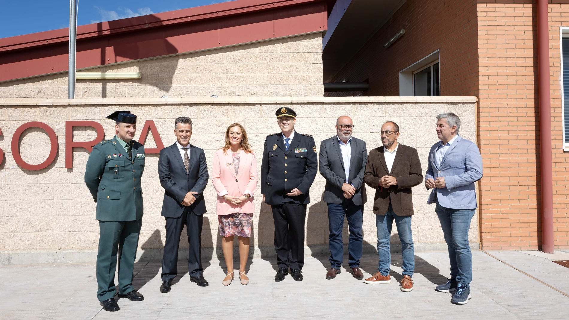 La delegada del Gobierno visita la cárcel de Soria con motivo de Nuestra Señora de la Merced