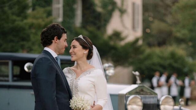 Íñigo Onieva y Tamara Falcó el día de su boda