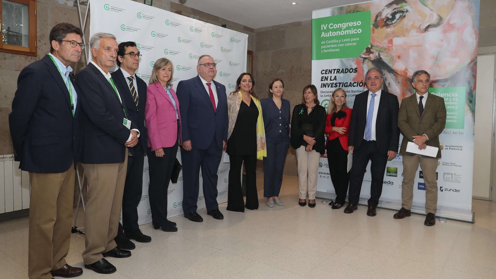 Asistentes al IV Congreso para pacientes de cáncer que se celebra en Palencia