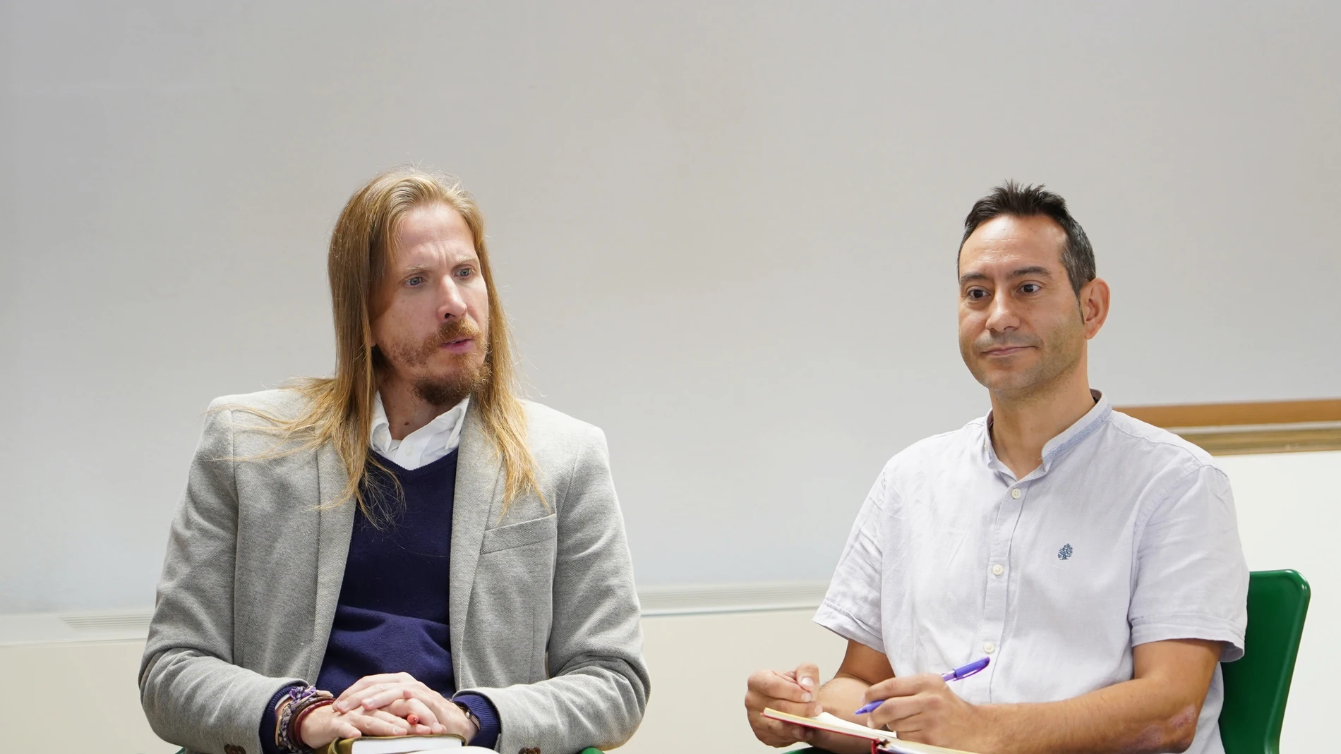 El coordinador autonómico de Podemos, Pablo Fernández, preside la reunión del Consejo Ciudadano Autonómico de Podemos Castilla y León