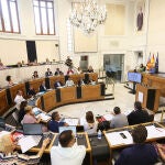 Imagen de archivo de un pleno ordinario de la Diputación de Alicante.