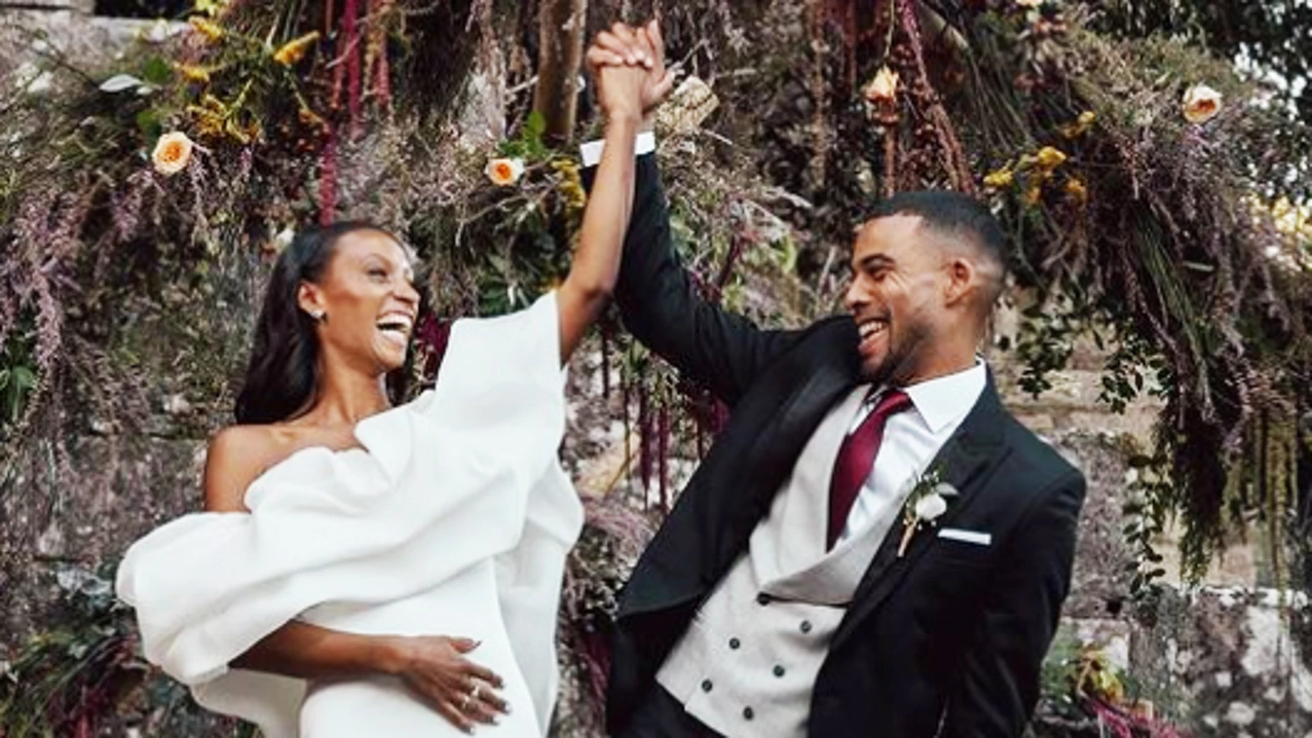 Ana Peleteiro y su marido, Benjamin Compaoré