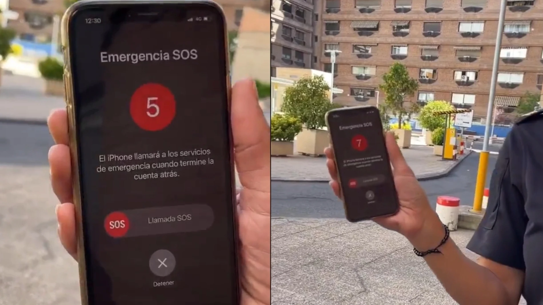Ejemplo de llamada a emergencias sin que tu agresor lo sepa