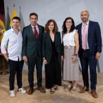 Isabel Díaz Ayuso, tras el Consejo de gobierno celebrado en Villamanta 
