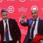 Pablo García Cuervo junto a Luis Rubiales