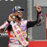Jorge Martín celebra su triunfo en el Sprint de Motegi