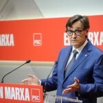 Illa (PSC) critica que Cataluña "tiene una camisa de fuerza que es el Govern Aragonès"