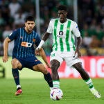 Assane Diao con el balón